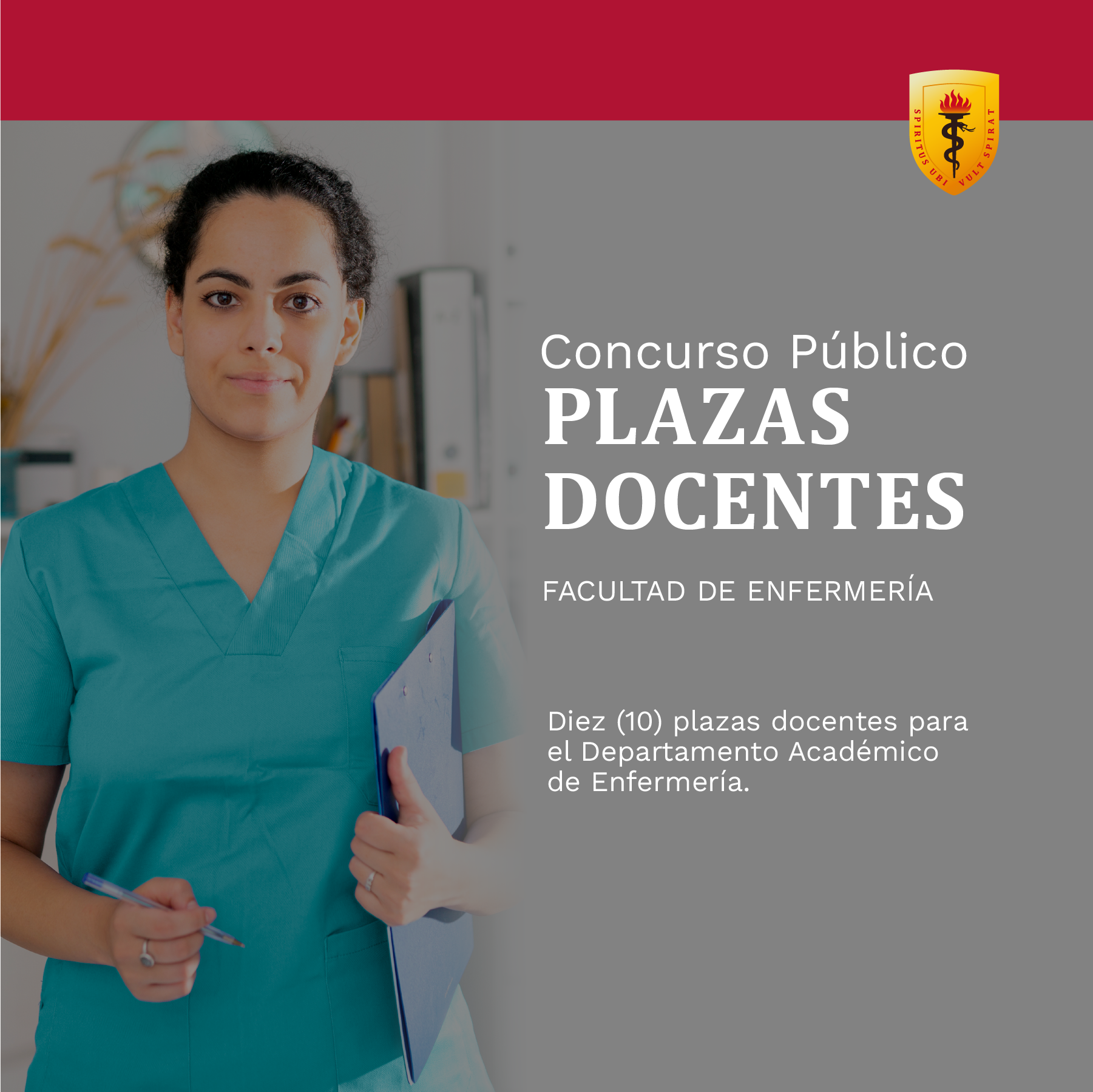 Concurso Público Plazas Docentes Facultad Enfermería – Departamento Académico de Enfermería